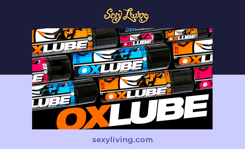 Sexy Living now stock OXLUBE by Oxballs! Available in 8.5 ounce and 4.4 ounce