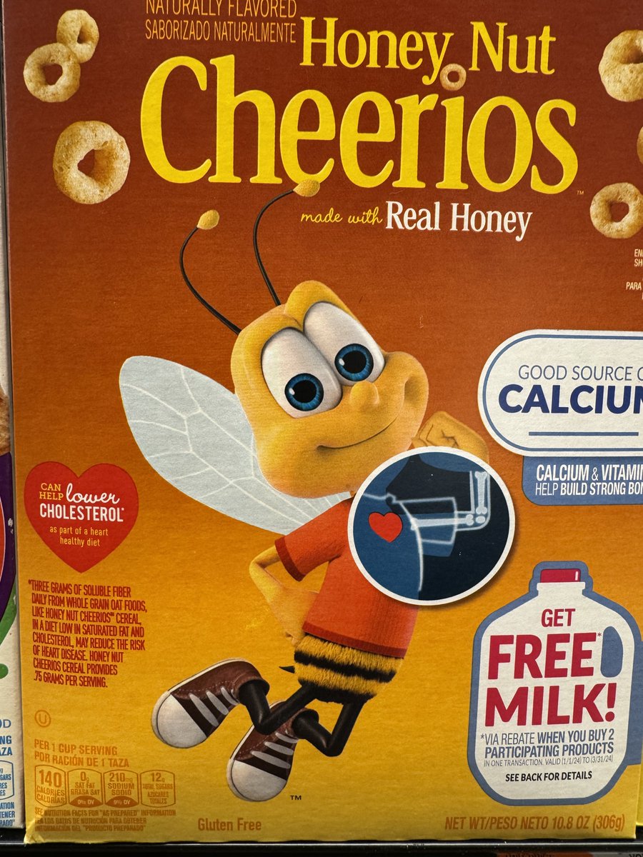 They gave the cheerios bee ASD smile
