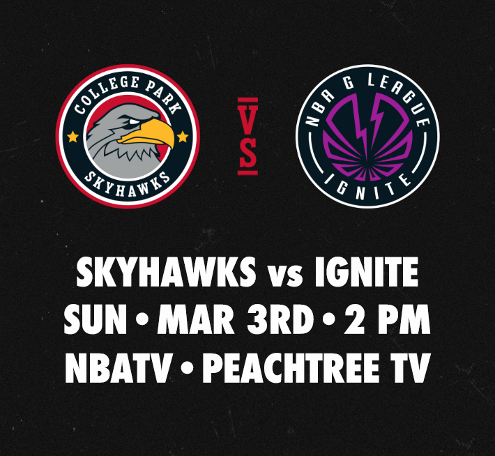 Reminder: Skeets, Tas & Trey are back on the call for tomorrow's @nbagleague Skyhawks-Ignite game at 2 p.m. ET. Check it out on @NBATV or @peachtreetv!