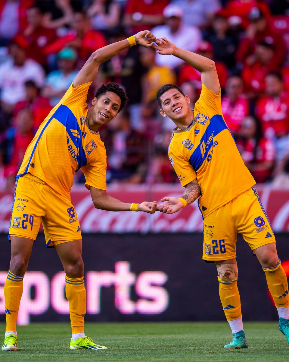 Tigres English on X Tigres starting lineup versus Toluca