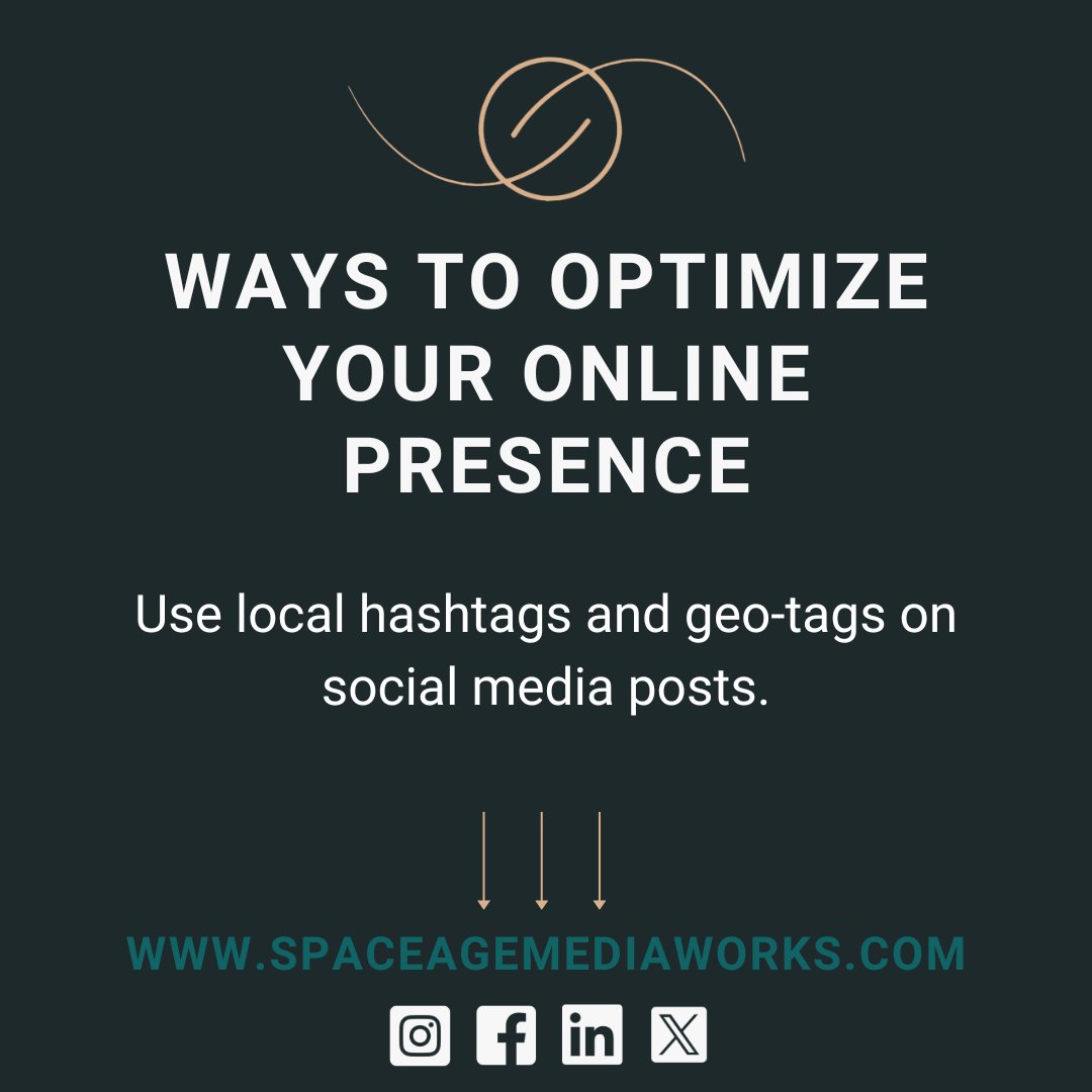 SpaceAgeMW's tweet image. Make your socials locally famous.

Tips at spaceagemediaworks.com.

#SocialMediaMarketing #LocalHashtags