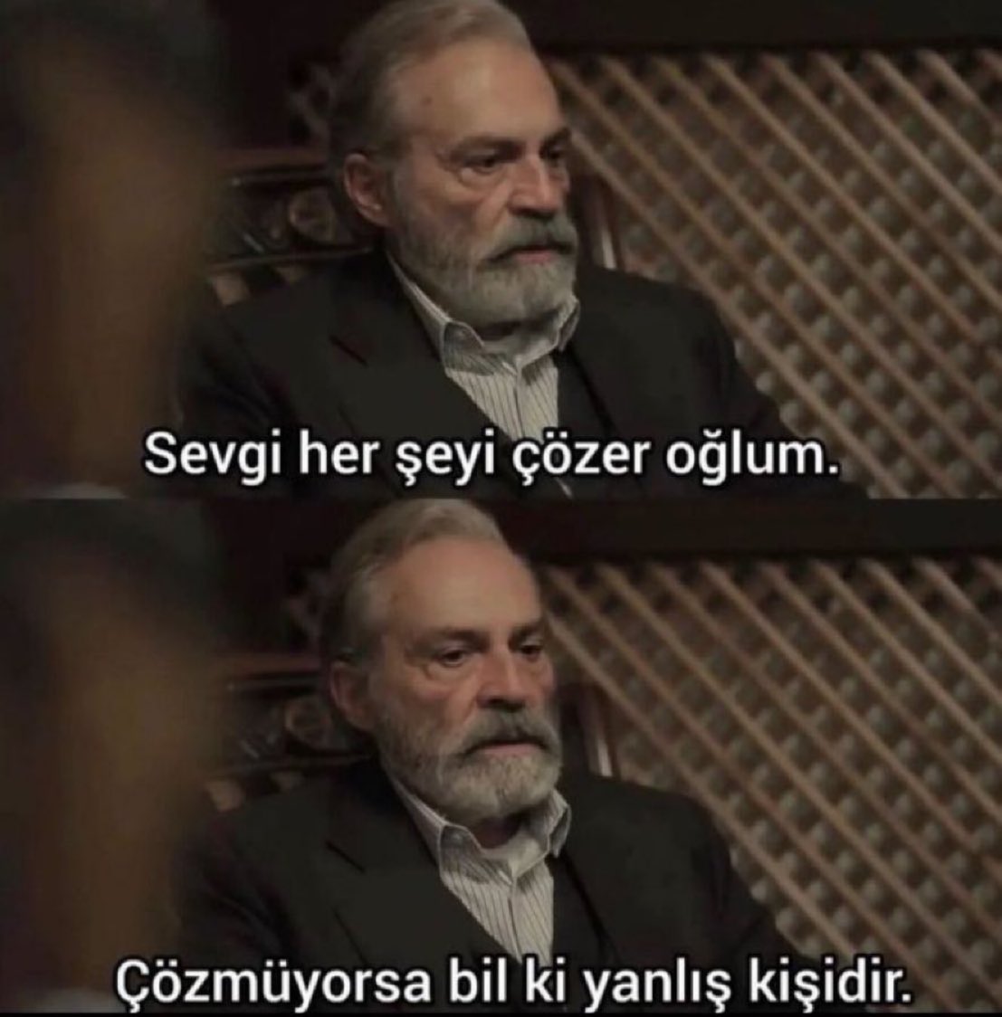 ''Sevgi her şeyi çözer... Çözmüyorsa bil ki yanlış kişidir..''