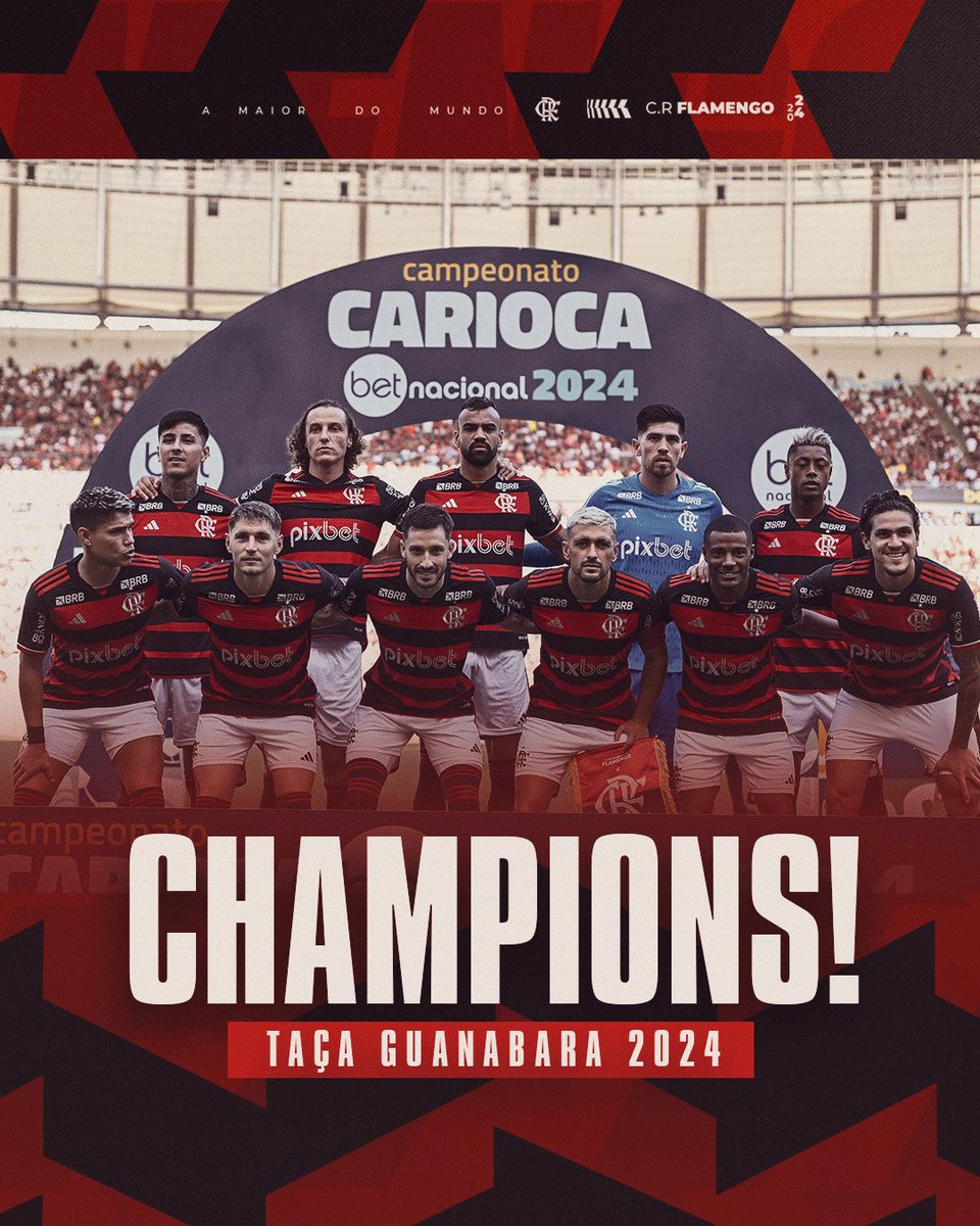 Flamengo_en's tweet photo. Taça Guanabara Champions 🏆 https://t.co/IzWI51JWqK