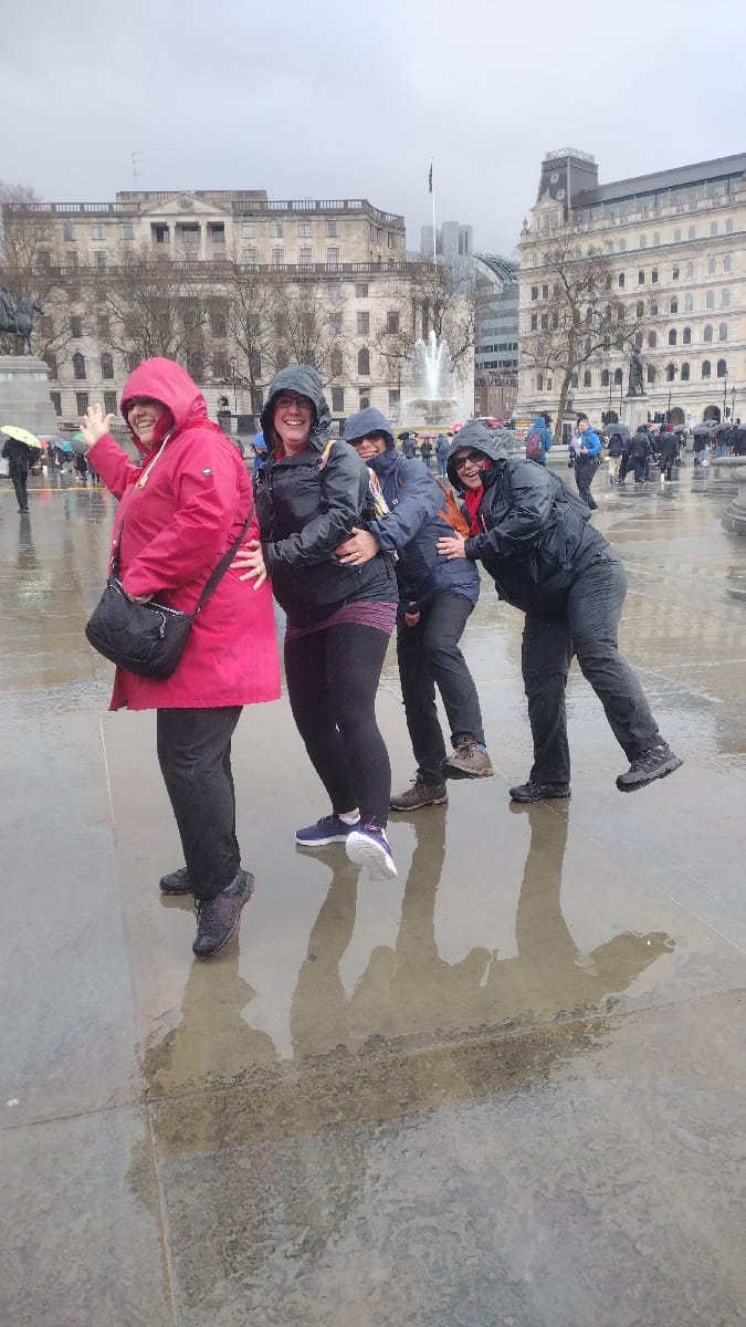 Such a fun day taking part in #monopolylive2024 , 32,000 steps exploring London and even doing the can can in Trafalgar Square!