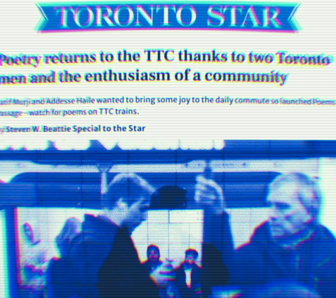 adebe_'s tweet photo. Seeing my #poem in the city of my birth &amp; in this prominent/accessible way is beyond my wildest writerly dreams 🥹

♥@PoemsInPassage @TTCNewsroom @CityOfToronto @TorontoStar

#africanqueen #eastafrica #makeda #poet #poems #poemsinpassage #queenofsheba #readpoetry #toronto #ttc https://t.co/wBd6APsnJw