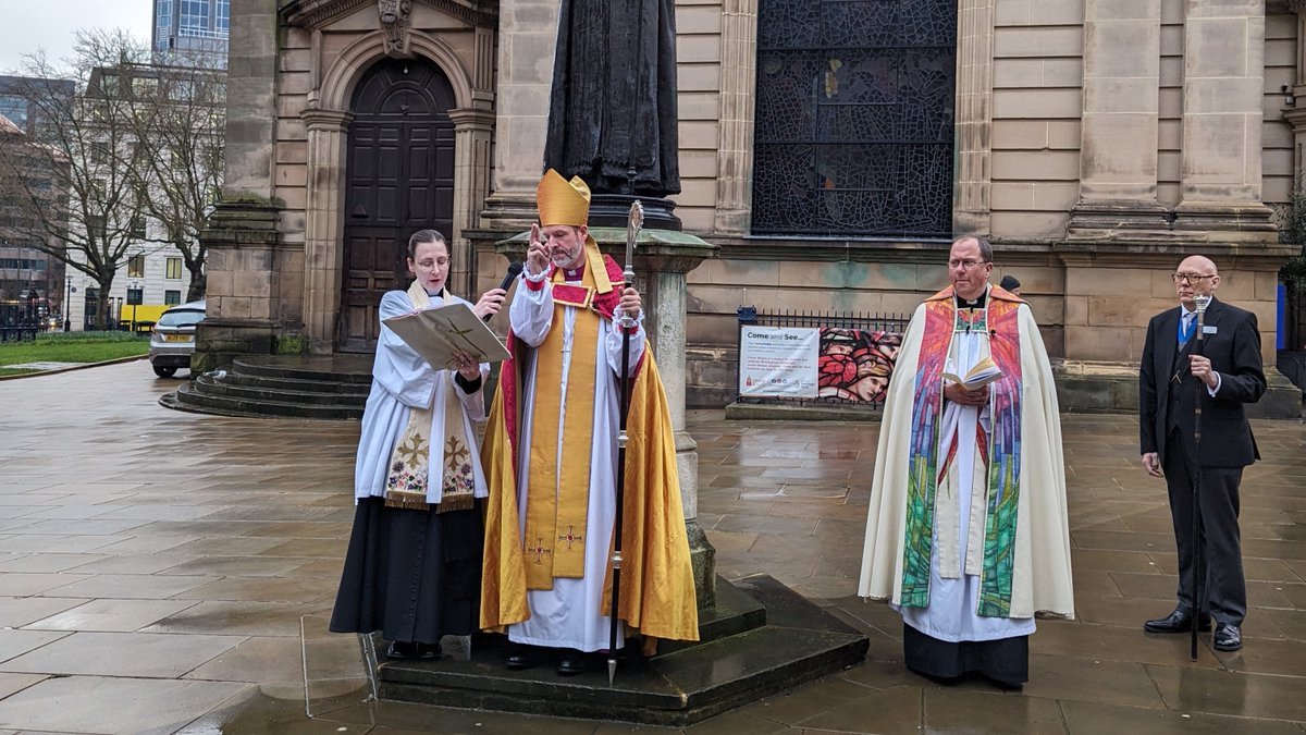It was a joy and an honour to install the 10th Bishop of Birmingham, the Right Reverend Dr. Michael Volland, at a special service this afternoon (Saturday 2 March). Read more about the installation service at birminghamcathedral.com/celebrating-th… @cofebirmingham