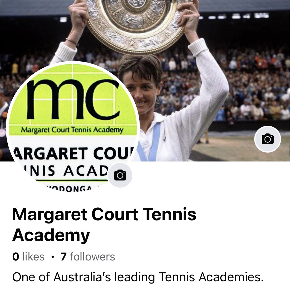 PhilShanahan1's tweet image. The Margaret Court Tennis Academy is back on Facebook - like our page.