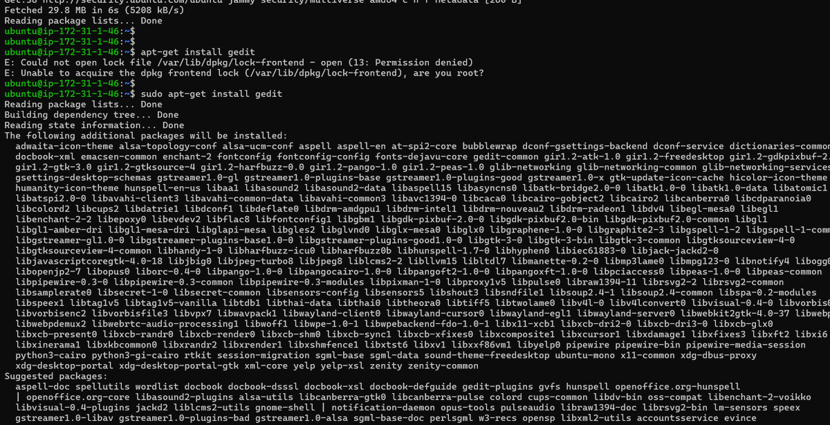 anshu_code's tweet image. 🚀 Diving into Linux from Windows! Today&apos;s achievements

1. Mastering commands: mkdir, mv, cp
2. Using sudo su
3. Editing with Nano, Vi, Gedit
4. Understanding chmod
5. System updates with apt-get
6. Managing processes and networking
7. Exploring Apache2

#LinuxLearning