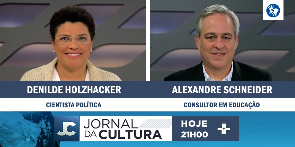 jornal_cultura's tweet image. DAQUI A POUCO: Para comentar as principais notícias do dia no #JornaldaCultura, Rodrigo Piscitelli recebe a cientista política @denilde e o consultor em educação @alexandres01.

#JC