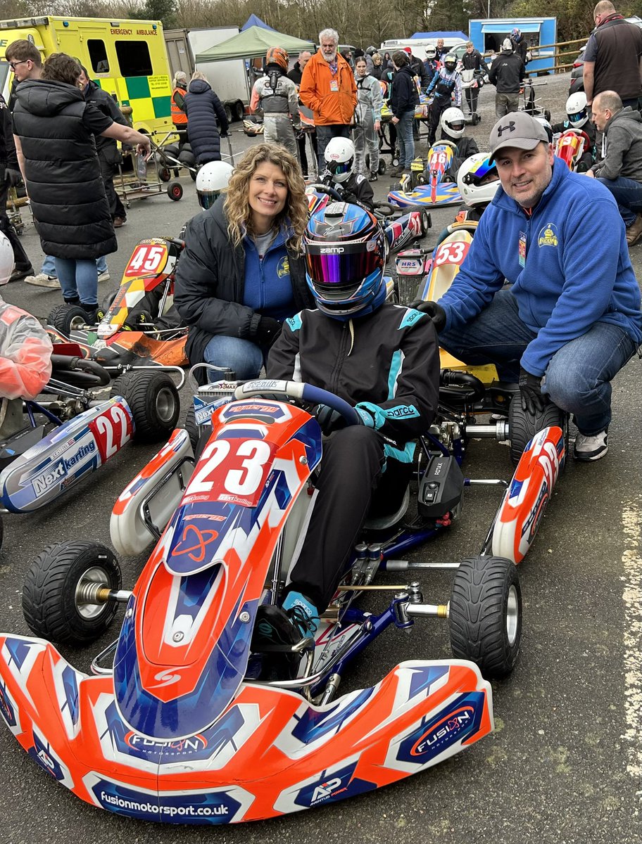 Fantastic 1st day racing in our own Rotax.
I wasn’t worried 🫣
#nervousparents