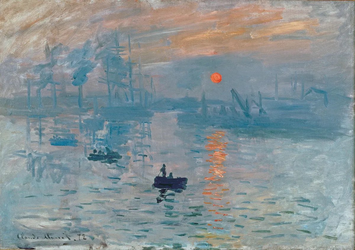 Claude Monet's sunsets and sunrises