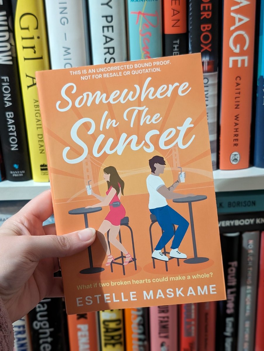 RebeccaReads__'s tweet photo. Thank you so much @SarahHarwood_ @inkroadbooks 

I am so excited to read #SomewhereInTheSunset by @EstelleMaskame 

Out April 11th! https://t.co/FeqWGGNITx