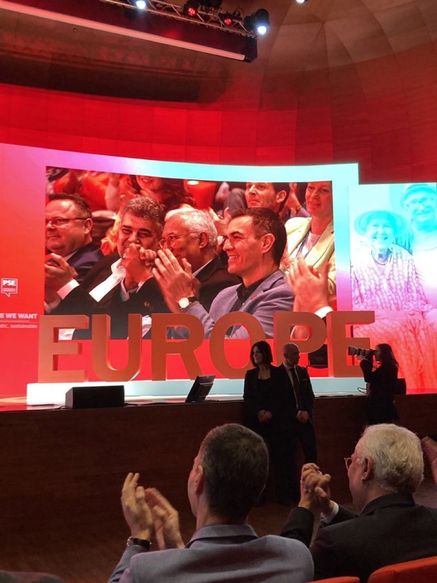 O reconhecimento europeu!