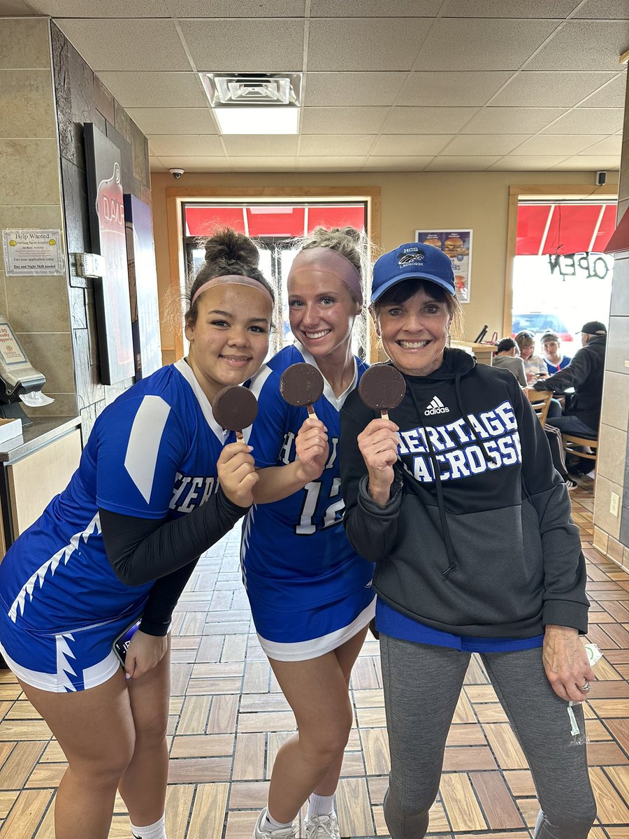 Great kick off for my @heritageglax team! 3 wins in 2 days! Way to start the season!! From Friday nite win, to late bus ride to Evansville...gas stop, make coack look young pics, to victory DQ stop! Loves these memories and look forward to good season ahead! Fire up