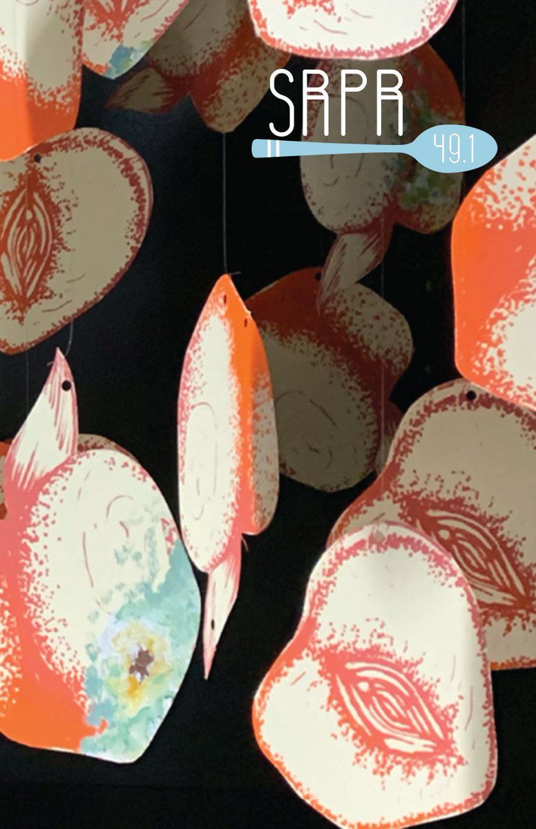 We are so excited to reveal the cover of issue 49.1! 🍑 

Alexandra Cox 
"Peaches (Excerpt from Fruit Stand)" 
Screenprint, Acrylic Paint