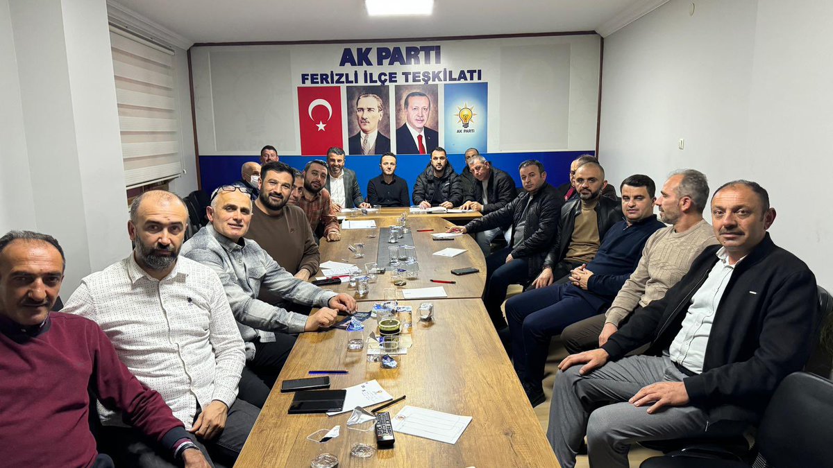 📍Adapazarı
📍Ferizli

İlçe Başkanlarımız ve İlçe Belediye Başkan Adaylarımızın katılımıyla İlçe SKM Toplantılarımız Gerçekleşmiştir.

#HazırızKararlıyız
