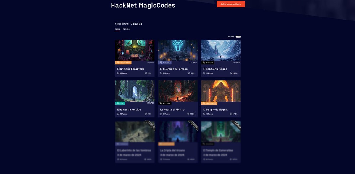 HackNet_02's tweet image. 🚀 ¡El CTF de HackNet MagicCodes con @hackrocks_ está activo! Día 2 y la magia digital no para. 🧙‍♂️💻

Desde @HackNet_02, te apoyamos ya seas aprendiz 📚 o maestro hacker 💻, a participar. ¡Aún puedes ganar! 🏆

#CTFHackNetMagicCodes #Ciberseguridad #HechiceríaDigital #HackRocks