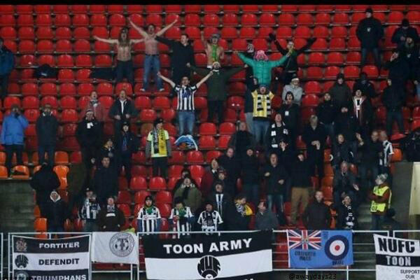 Awaydays23's tweet photo. ON THIS DAY 2013: Newcastle United at Anzhi Makhachkala #NUFC https://t.co/opjAC18KHF