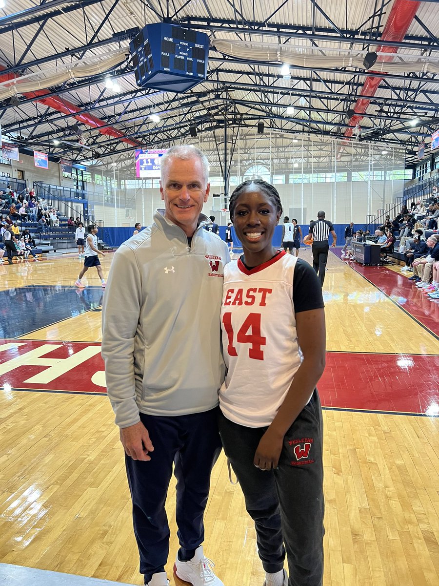 I’m proud of @ashleybrowne24 for leading her East team to a victory in the NCISAA East West All Star Game.