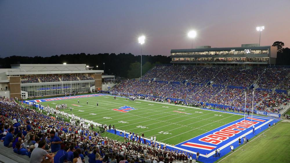 Stadium of the Night 🌚 🏟️ Joe Aillet Stadium ✔️ 28,562 📍Ruston, Louisiana Home of @LATechFB