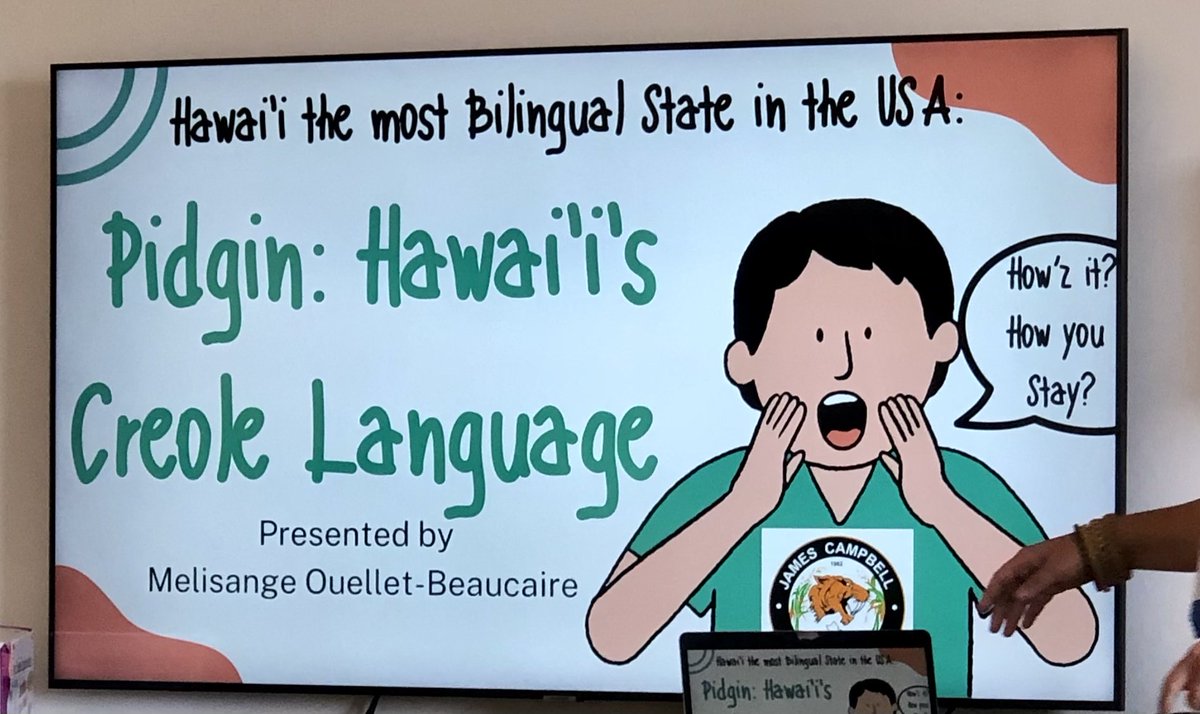 AshSambaluk's tweet photo. Really great perspective on language, history and CULTURE in this session! Thank you for exposing me to new ideas/thinking and teaching me more about Hawaii. 🙏 #SWCOLT24 https://t.co/BuW2TjdvVN