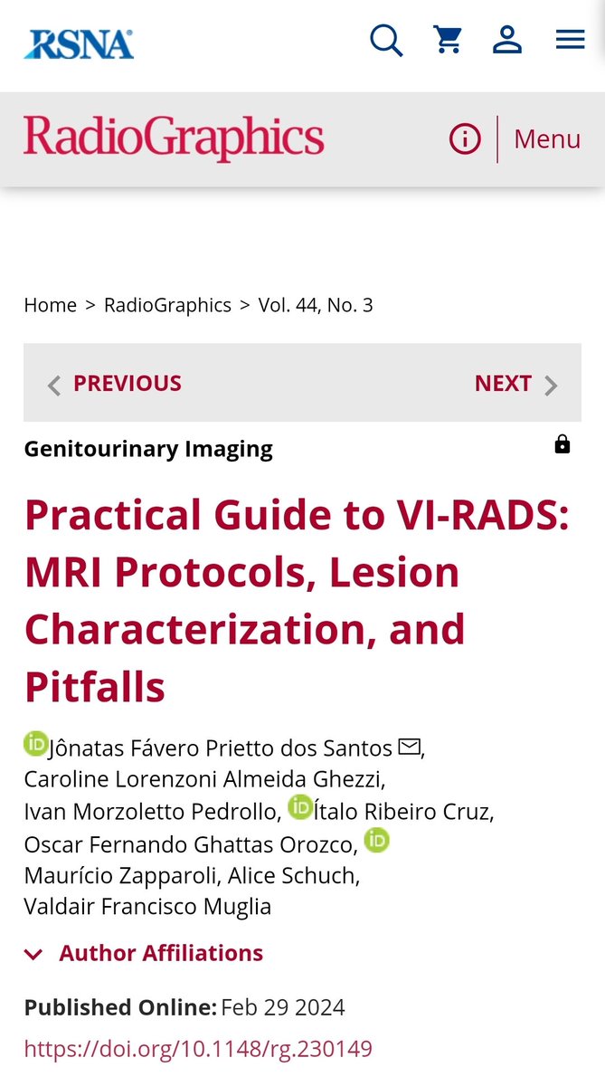 Jônatas Fávero (@jonatasfavero) on Twitter photo Happy to share our 🇧🇷 article published in <a href="/RadioGraphics/">RadioGraphics</a> "Practical guide to VI-RADS" Check it out at pubs.rsna.org/doi/10.1148/rg… <a href="/MugliaValdair/">Valdair Muglia_MD</a> <a href="/SchuchAlice/">Alice Schuch</a> <a href="/mauzappa/">Mauricio Zapparoli, MD MSc</a> <a href="/IvanPedrollo/">Ivan Pedrollo</a> <a href="/italorcruz/">Ítalo Cruz</a> CarolGhezzi OscarOrozco <a href="/cookyscan1/">Cooky Menias</a> Happy to share our 🇧🇷 article published in <a href="/RadioGraphics/">RadioGraphics</a> "Practical guide to VI-RADS" Check it out at pubs.rsna.org/doi/10.1148/rg… <a href="/MugliaValdair/">Valdair Muglia_MD</a> <a href="/SchuchAlice/">Alice Schuch</a> <a href="/mauzappa/">Mauricio Zapparoli, MD MSc</a> <a href="/IvanPedrollo/">Ivan Pedrollo</a> <a href="/italorcruz/">Ítalo Cruz</a> CarolGhezzi OscarOrozco <a href="/cookyscan1/">Cooky Menias</a>