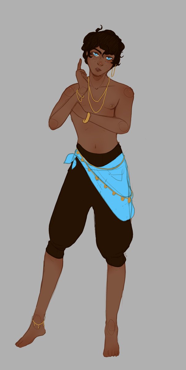 Rajesh Akil. Based on canine improvisation comic character I made some  years ago but never ended up using because the comic was discontinued.  He's a human now~