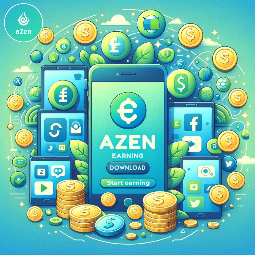 Imagine getting paid for your social media time! 🤑 It's not a dream; it's our app. Engage, enjoy, earn. Join the revolution and our community @azen_network  now💰🚀.
Download now! bit.ly/gp-azen
or Join us at! t.me/aZennetwork1_b…
#makemoneyonline #earnmoney