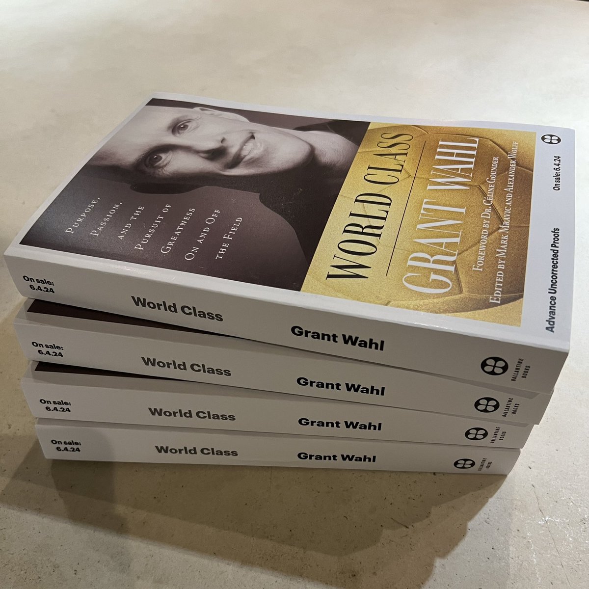 .@GrantWahl anthology WORLD CLASS on sale June 4th. I got the proofs today.