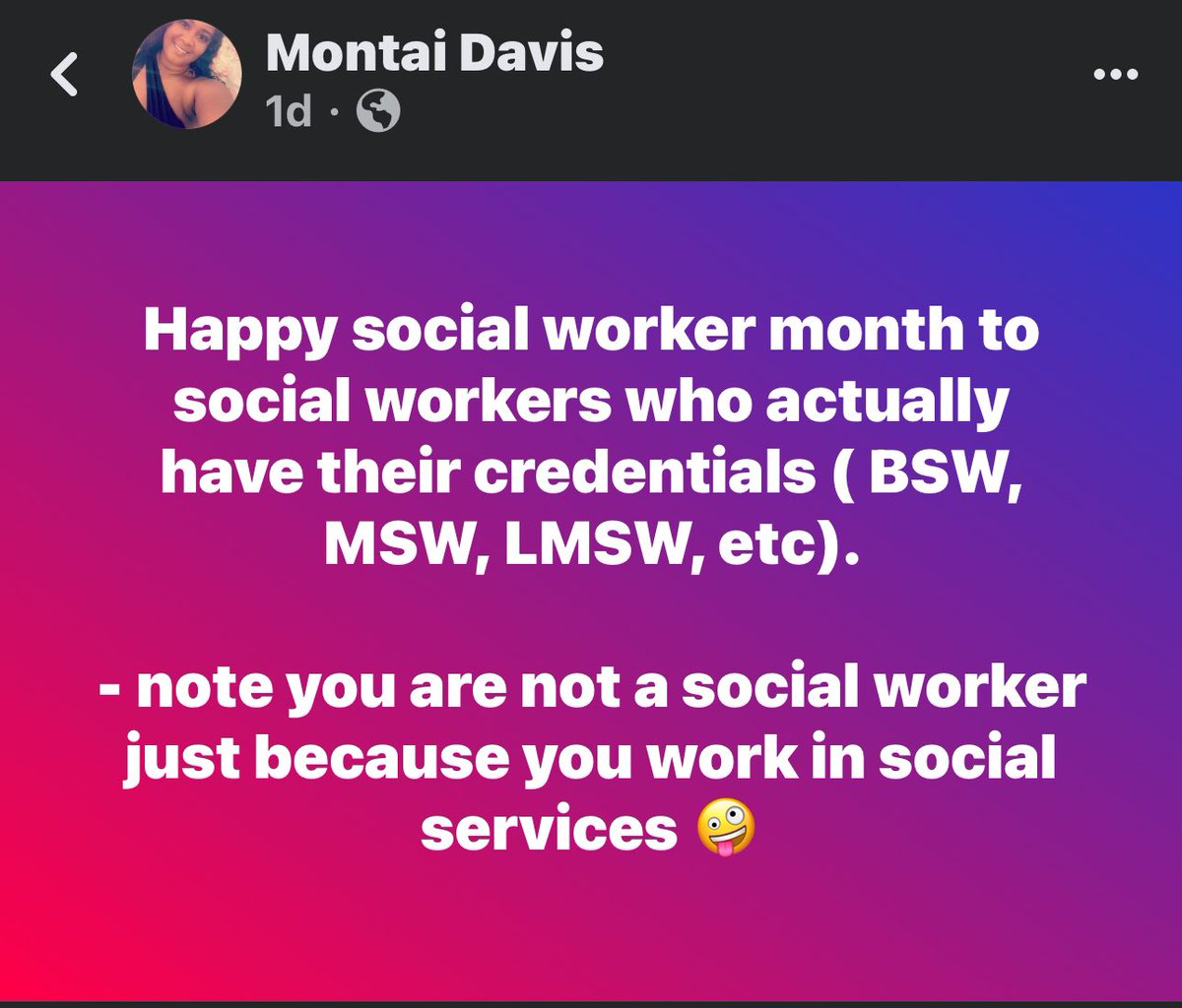 This shook the table in our Black Men in Social Work group, I’m sure the comment section here won’t disappoint 🤦🏾‍♂️ 😂