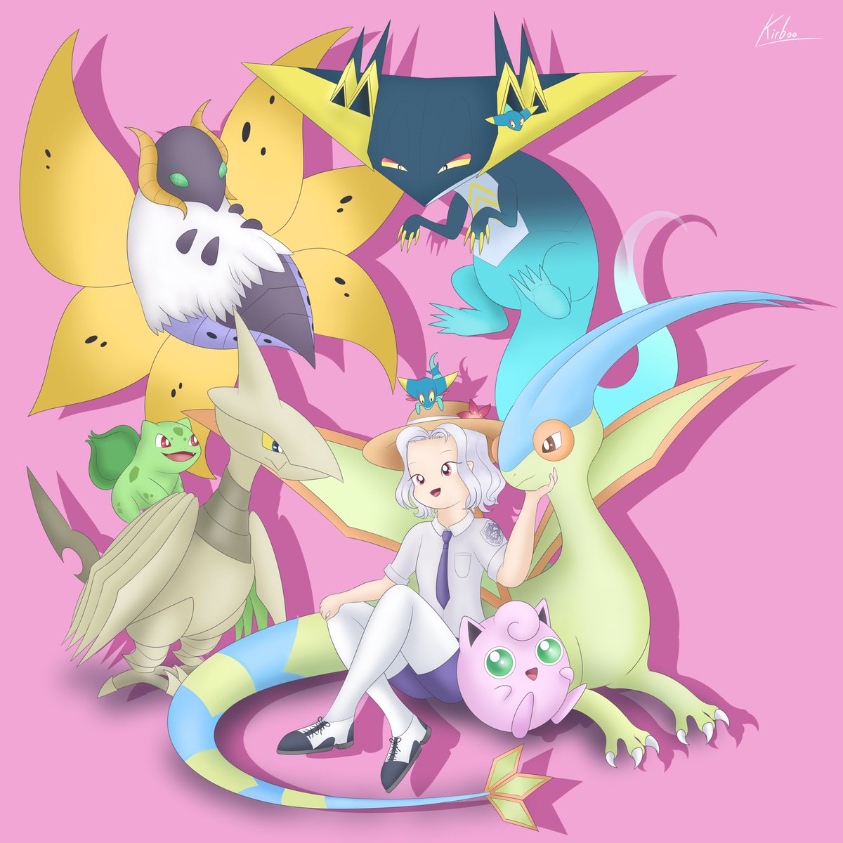 kirboo97's tweet image. ⭐️I’m Kirboo (She/Her)
⭐️I spent time to draw as artist.
⭐️Multi fandom Fire Emblem, Pokemon, Yu-Gi-Oh, Miraculous and more.
⭐️I like ships. Totally subjective.
⭐️I speak mostly FR and ENG.
⭐️I collect merchs and plushies.
+*:゚+。.☆.+*:゚+。.☆🌺 +*:゚+。.☆.+*:゚+。.☆
