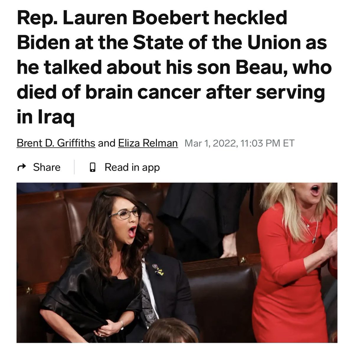 Sorry, but I have no sympathy for Lauren Boebert following the arrest of her teenage son on five felony charges. Does that make me a bad person?