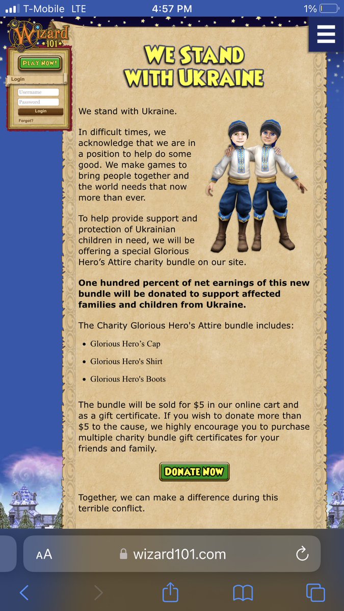 Why hasn’t <a href="/Wizard101/">Wizard101</a> made a charity or announcement in solidarity with the Palestinian people that are being slaughtered and genocided? 

Are their lives controversial? 

<a href="/Wizard101Devs/">Wizard101Devs</a>