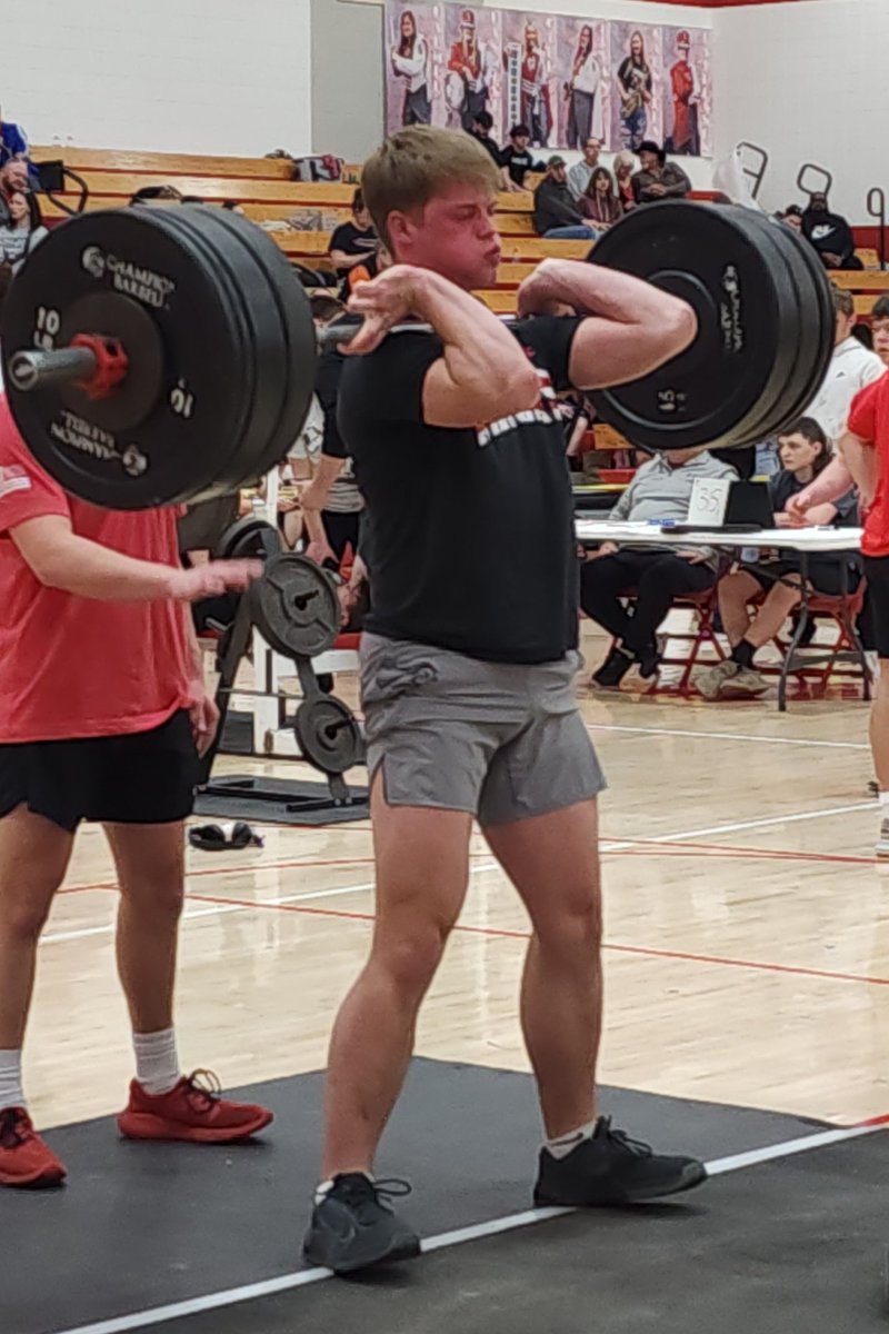 Congratulations <a href="/colerickard15/">Cole Rickard</a>  Finishing Runner-Up in Clean and 5th place over-all (220lb weight class) 
at the 4A Kansas State Powerlifting Championship