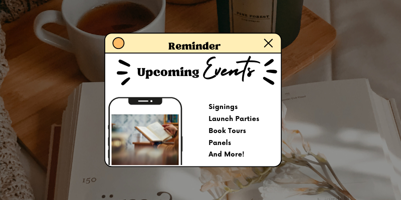 KensingtonBooks's tweet photo. Want to know more about our upcoming events like #CozyCon, @emilyrathbooks' #FemmeFireBooks event (3/26), and #KateClayborn's @eastcitybooks event (3/28)? Make sure to check out our events page: https://t.co/DHpWqM1jU5 https://t.co/4PUAZu958S