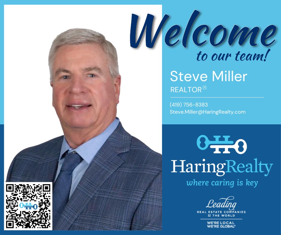 haringrealty's tweet photo. Haring Realty is delighted to announce the newest addition to our team, Steve Miller! We can't wait to collaborate, innovate, and achieve great things together. 

Welcome to Haring Realty, Steve! 🌟 https://t.co/l2b33gK3ze