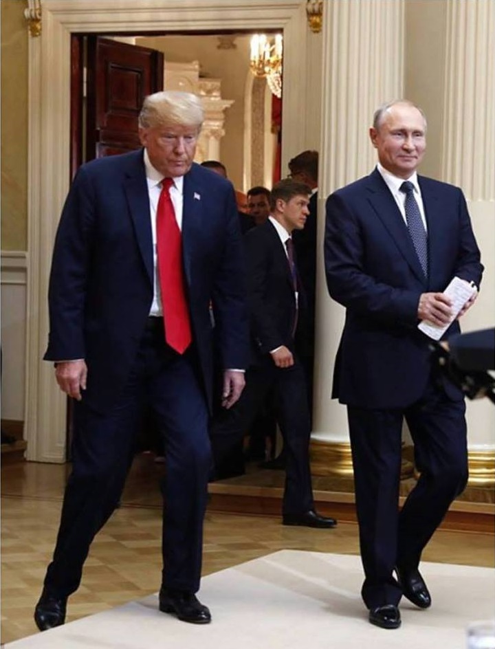 U.S intel agencies, The State Dept and Nat'l Security Council may have forgotten about the trump meeting with putin in Helsinki on July 16, 2018. WE ARE NOT. putin gave trump instructions on a devise. It's a matter that should be investigated. That was a day of betrayal for U.S.