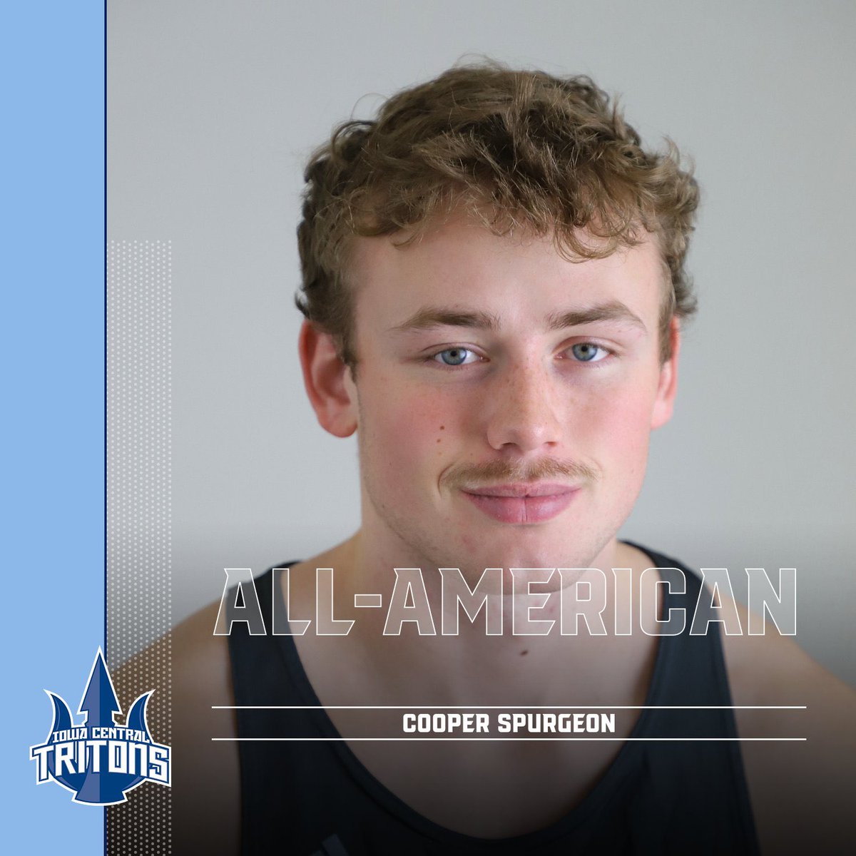 IC_XCTF's tweet photo. ‼️All American‼️

Congratulations Cooper Spurgeon on a 5th place finish in the Heptathlon. Spurgeon competed in 7 events across 2️⃣ days. 

Great job young man! #ictfxc #NJCAATF 💙🔱💙🔱 https://t.co/AT18AnxkzW