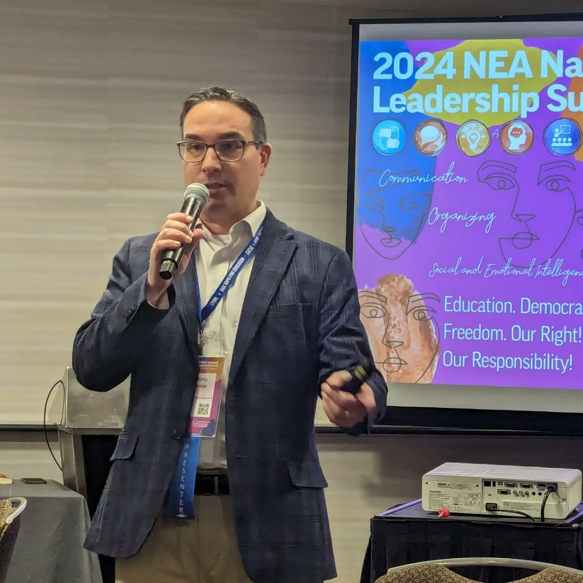 Bloomfield EA/Essex County EA spent part of Day 2 of the National Leadership Summit learning from NJEA Uniserv Consultant Anthony Rosamilia. @ECEANJORG @NJEA @NEAToday