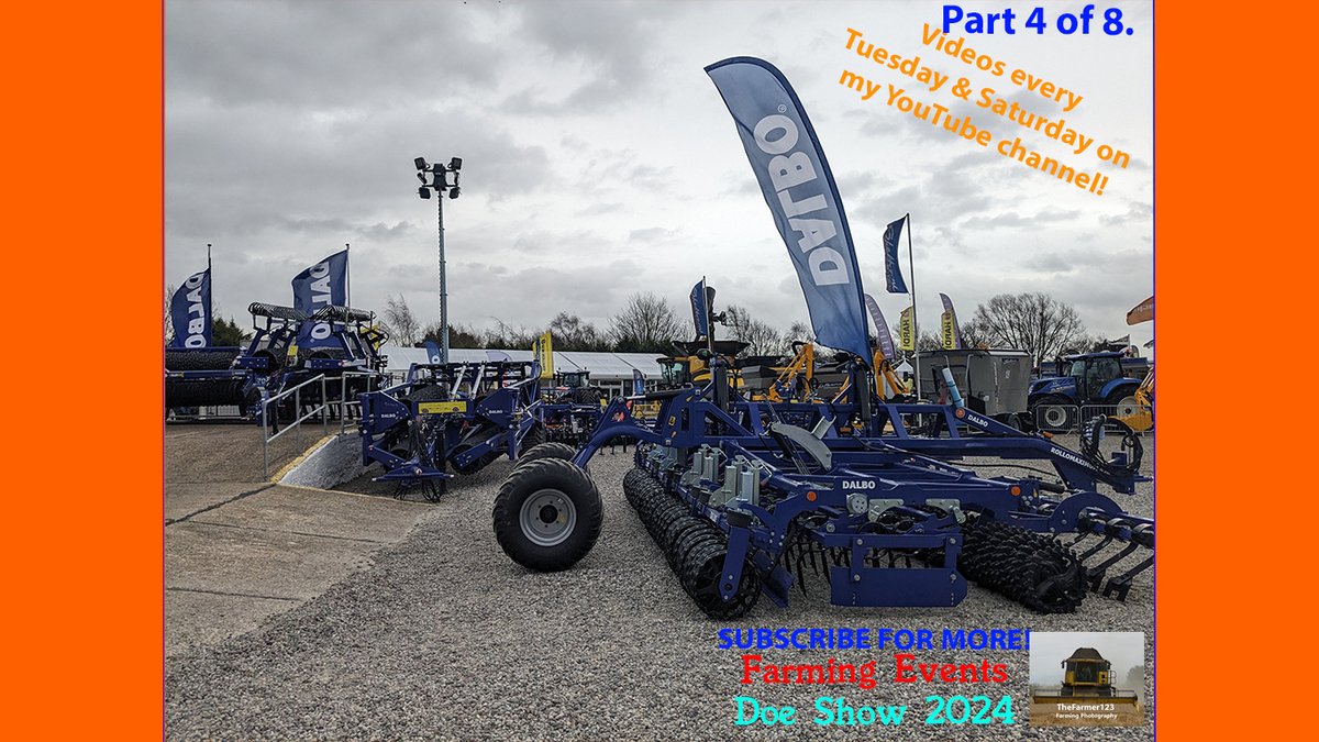 TheFarmer123YT's tweet image. Farming Events - Doe Show 2024: New Implements. Part 4 of 8. Video live on my channel - Check it out youtu.be/rKeomnucJIs Thanks 👍😃 #DoeShow #Farming #FarmingPhotography #Agriculture