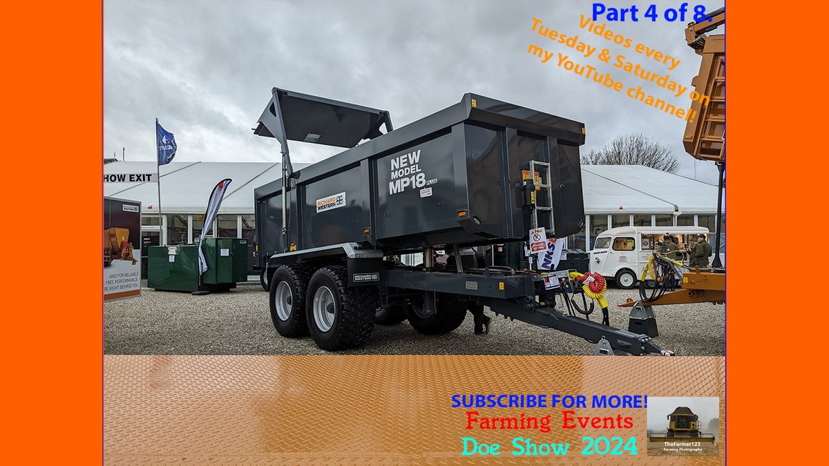 TheFarmer123YT's tweet image. Farming Events - Doe Show 2024: New Implements. Part 4 of 8. Video live on my channel - Check it out youtu.be/rKeomnucJIs Thanks 👍😃 #DoeShow #Farming #FarmingPhotography #Agriculture