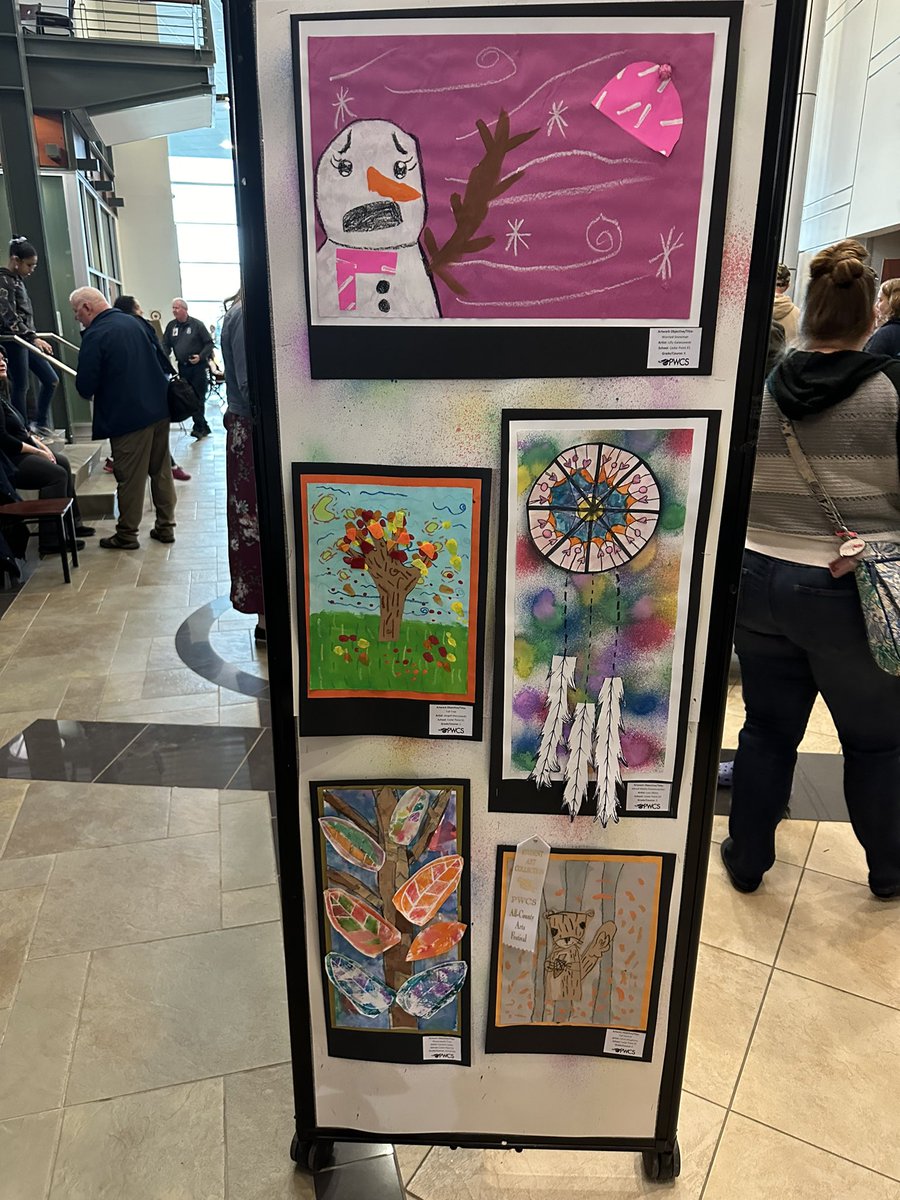 Congratulations to all of our artists showcased in this year’s <a href="/PWCSNews/">PWCS</a> Elementary Fine Arts Festival today. Thank you to Mrs. Garber for putting on another fantastic display! #CPChampionCheetahs #PWCSProud <a href="/PwcsArts/">PWCS Fine and Performing Arts</a>