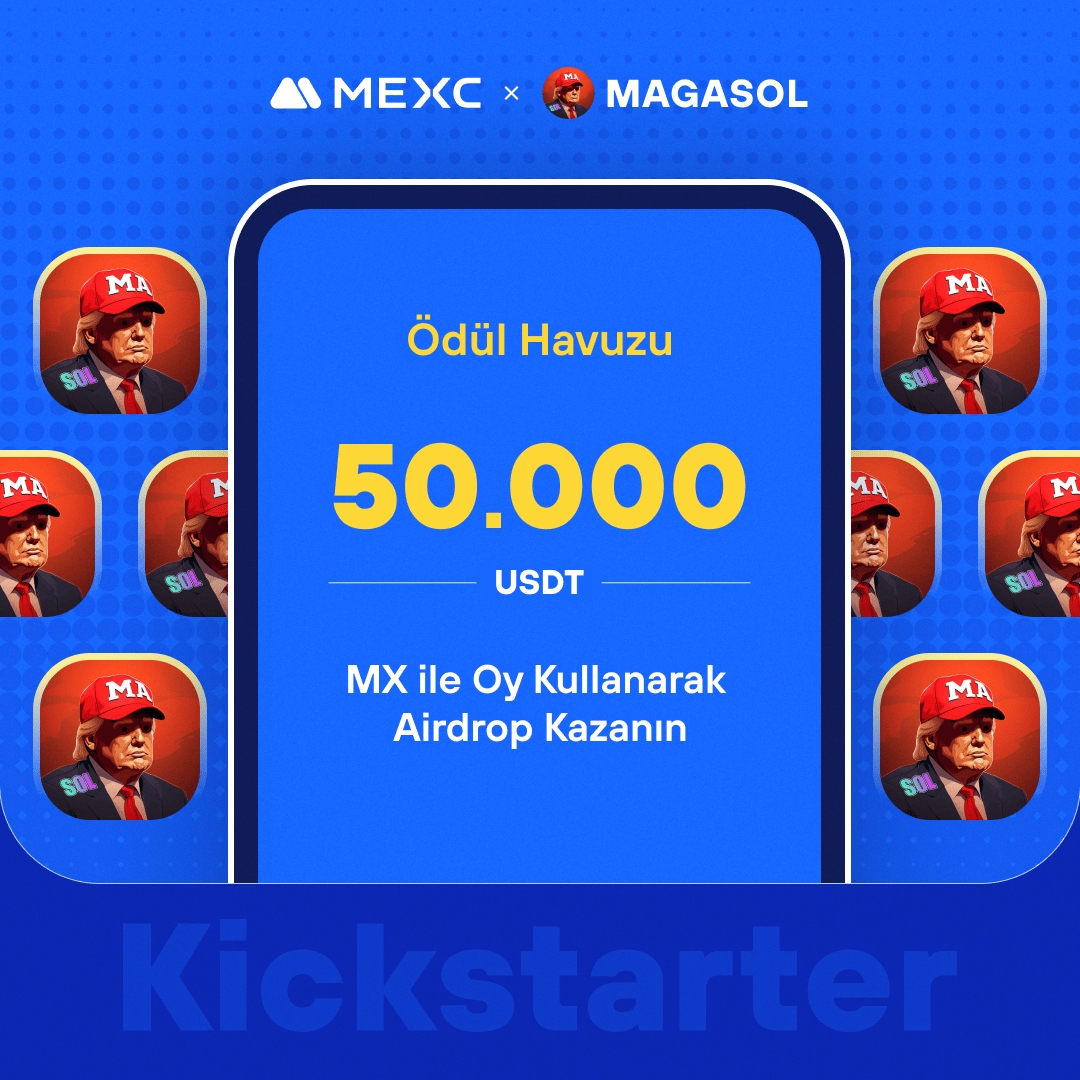 🚀 #MEXCKickstarter - @MAGA_TheMoon #MAGASOL Projesi için Oy Kullanın, 50.000 $USDT Airdrop Kazanın! 

🗳️ Oylama Tarihi: 3 Mart 2024 07.00 - 4 Mart 2024 06.50

📌 Ayrıntılar: mexctr.info/49AL17o

#MEXCTürkiye #MXToken #MX #BTC