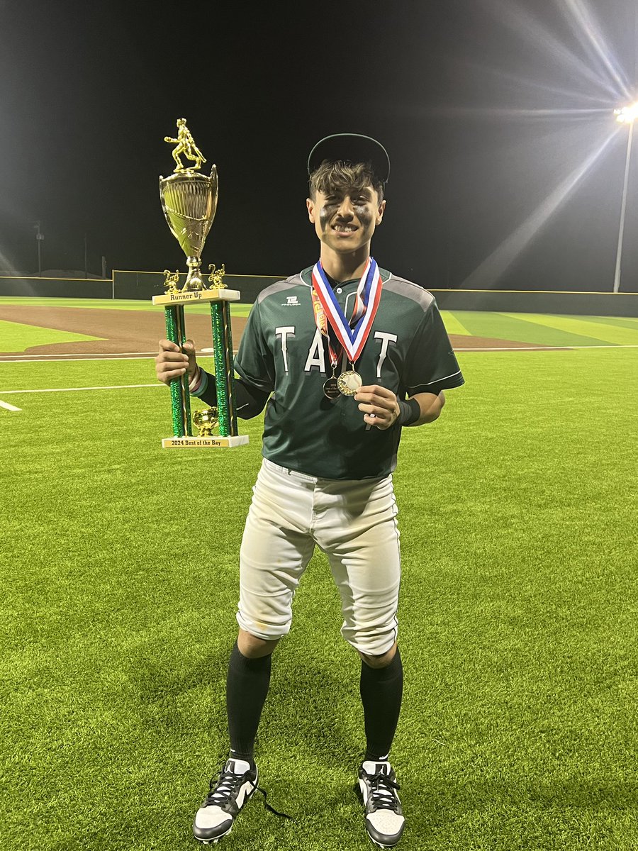 Blessed to achieve the all tourney medal and 2nd place in the Best of the Bay tournament‼️#Alltourney #blessed #HardWorkPaysOff <a href="/SouthTexasHigh1/">South Texas High School Baseball</a> <a href="/GreyhoundTaft/">Taft Greyhound Baseball</a> <a href="/AggieBaseball/">Texas A&M Baseball</a>