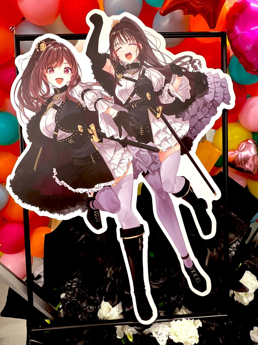 nn_oredaga's tweet photo. 【シャニマス6thライブツアー】
大阪公演にて月岡恋鐘さん＆礒部花凜さん宛に甘木くるみ(@peconin )と合同主催にてフラスタを贈らせていただきました。こんなに沢山のファンの方と一緒に応援ができ、本当に嬉しいです。ご参加いただいた皆様、本当にありがとうございました！

お花🌸ルルフラワー様 https://t.co/SmEVorhFr0