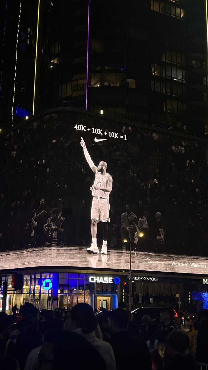 LeBron’s new Nike ad outside Crypto