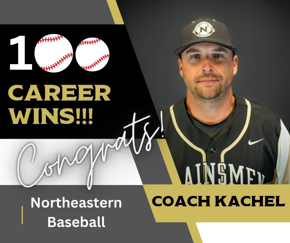 Congratulations to <a href="/CoachKachel18/">Andrew Kachel</a> on his 100th win at NJC!