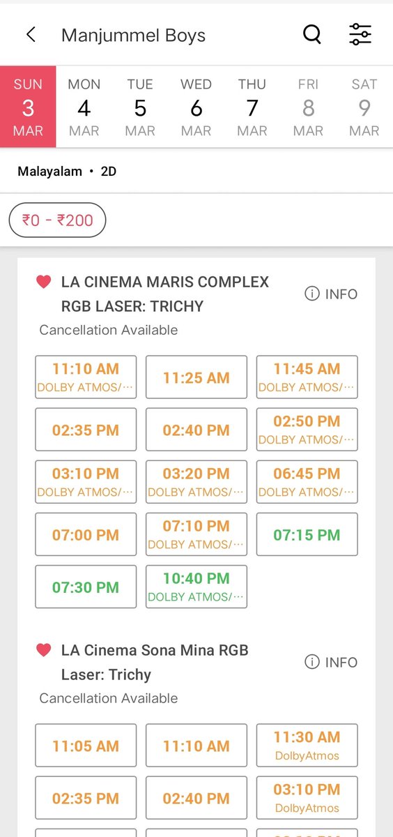 #ManjummelBoys Rampage in Trichy Epic Blockbuster ❤️‍🔥🔥💥