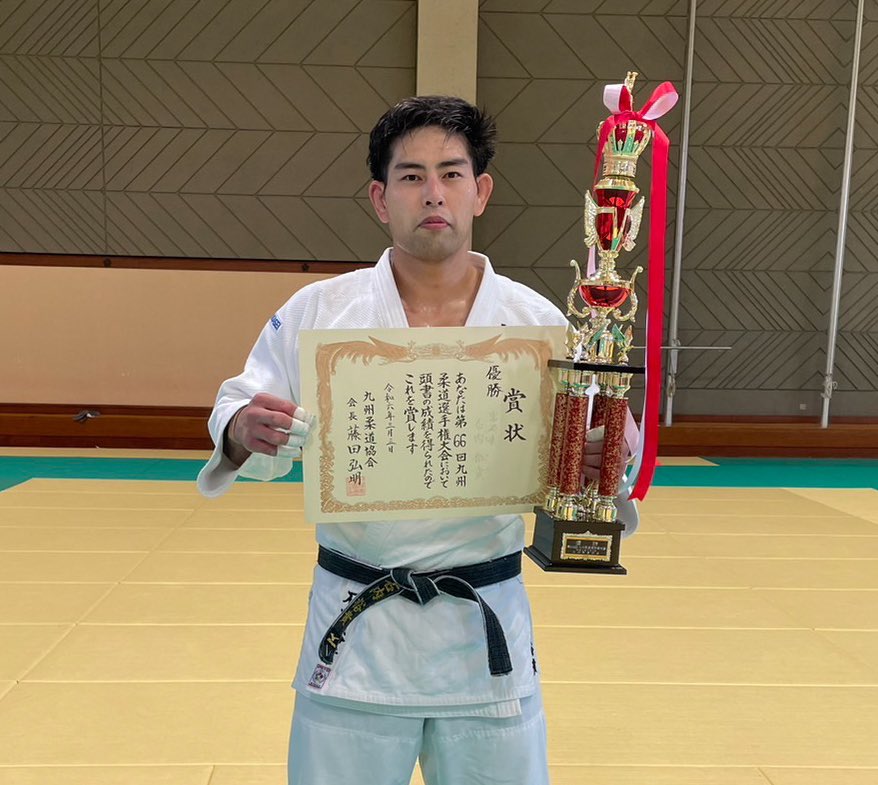 asahikasei_judo's tweet photo. 【九州選手権】

優勝した石内選手です。 https://t.co/8tsoeQvixi