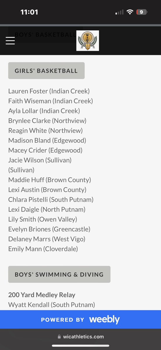 Delaney Marrs (@delaneymar36054) on Twitter photo Proud to be part of WIC All Conference with a great group of athletes! <a href="/INEliteHavoc/">Havoc Basketball</a> @WVHSathletics Proud to be part of WIC All Conference with a great group of athletes! <a href="/INEliteHavoc/">Havoc Basketball</a> @WVHSathletics
